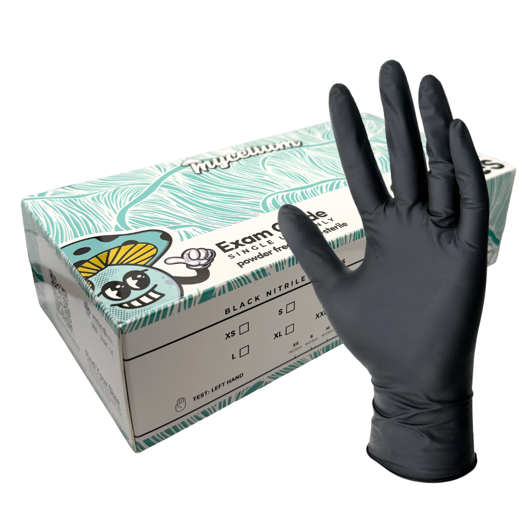 Black Nitrile Powder-Free Laboratory Gloves (100 ct)