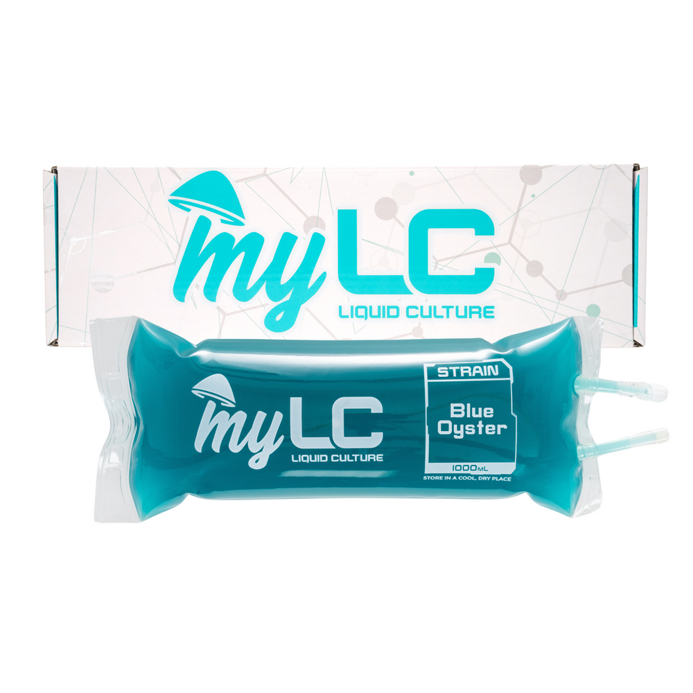 
                      
                        Blue Oyster Liquid Culture IV Bag
                      
                    