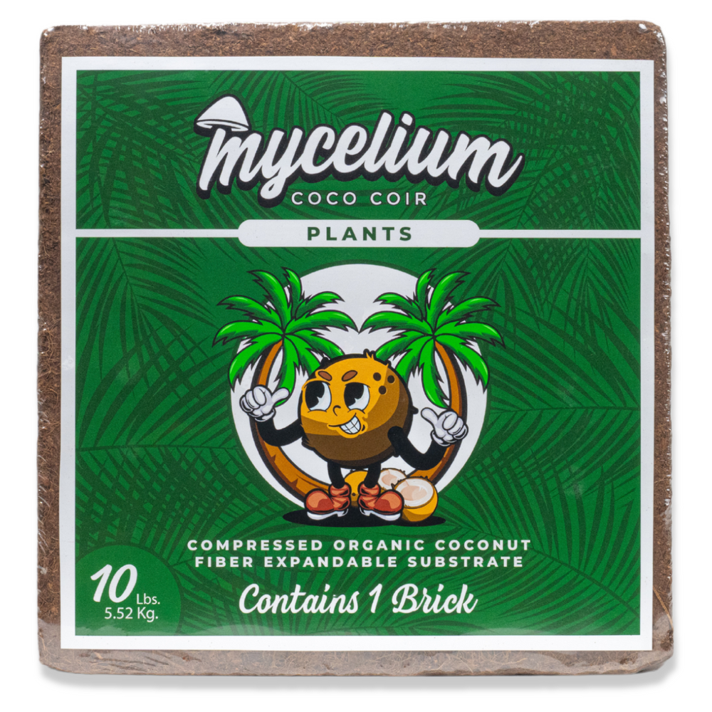 
                      
                        Mycelium Organic Coco Coir Brick - Perfect for Potting & Planting, 10 LB
                      
                    
