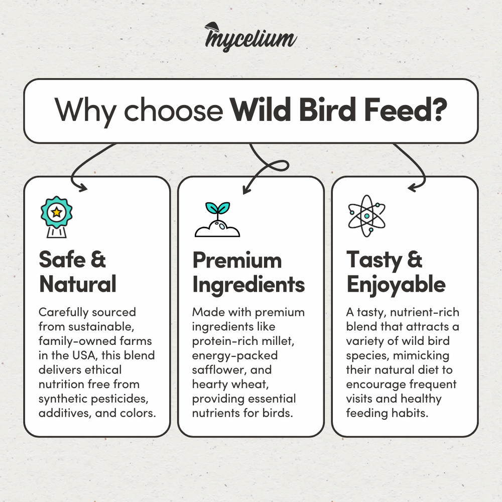 
                      
                        Premium Wild Bird Feed
                      
                    