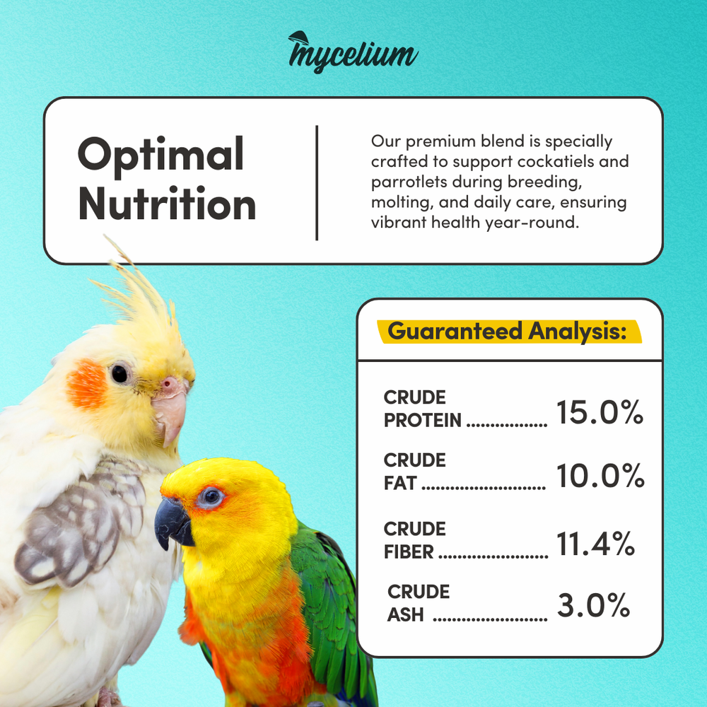 
                      
                        Cockatiel & Parrotlet Feed
                      
                    