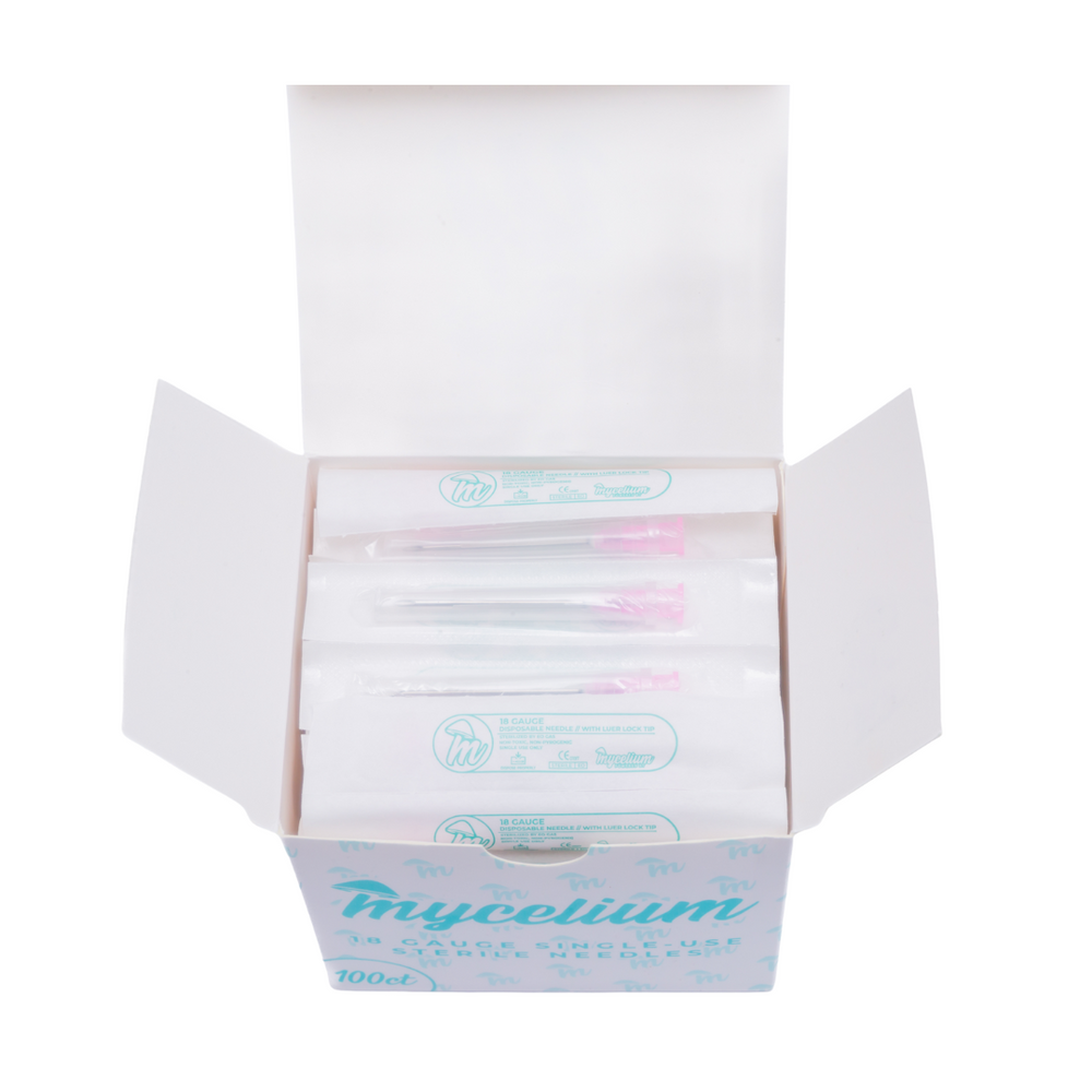 
                      
                        18 Gauge Sterile Needles
                      
                    