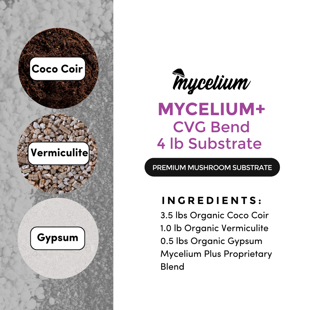 
                      
                        Mycelium+ CVG Substrate
                      
                    