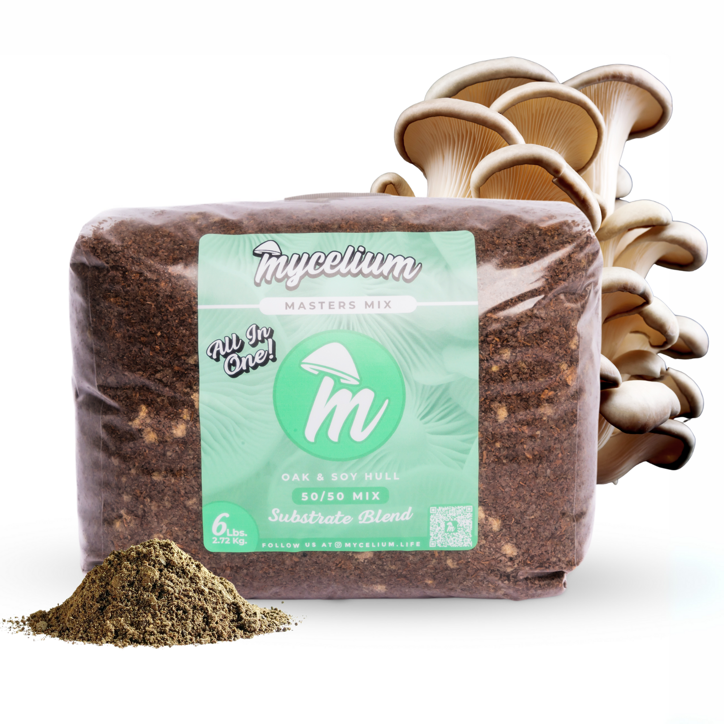 Oak & Soy Hull Masters Mix - 6 LBS