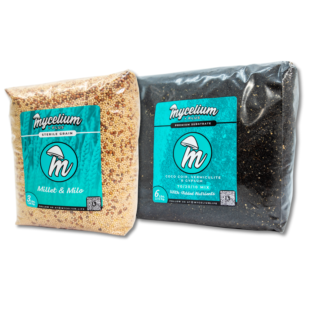 
                      
                        Mycelium+ CVG Substrate & Millet/Milo Grain Bundle
                      
                    