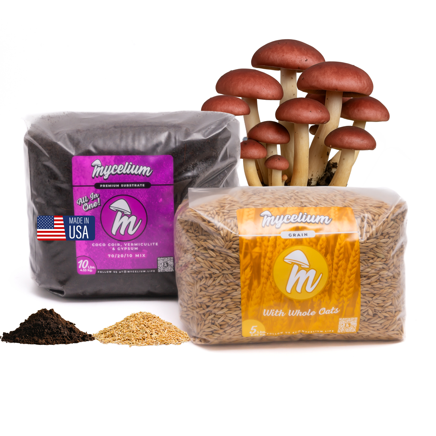 CVG Substrate & Whole Oats Grain Bundle