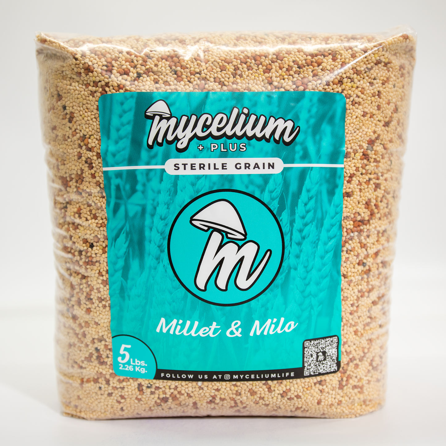 Sterile Mycelium+ Millet/Milo Grain Mix